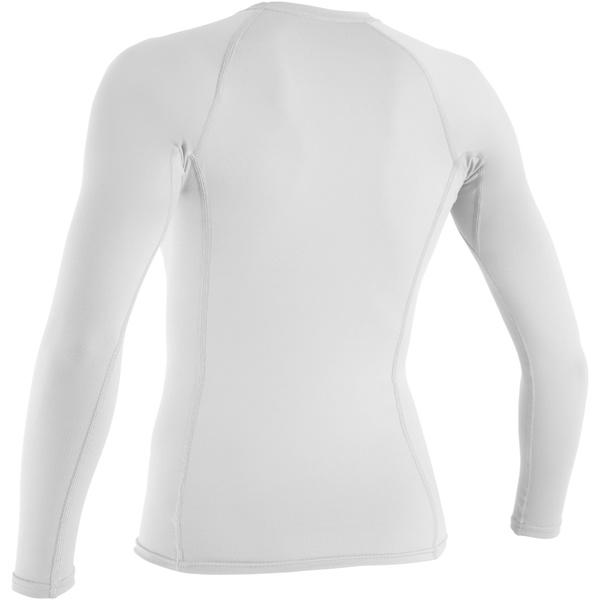 2026 O'Neill Womens Basic Skins Long Sleeve Rash Guard 3549 - White